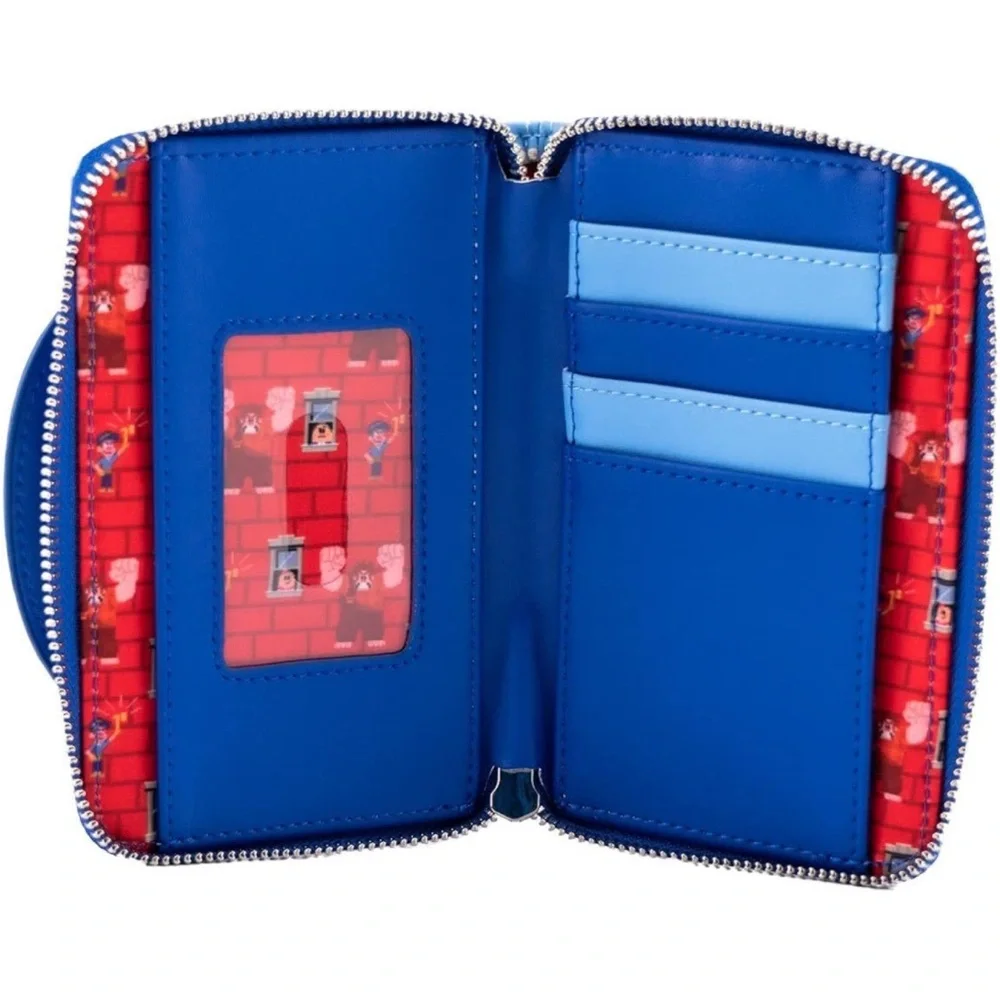 New!‎ Loungefly Disney Wreck-It Ralph Fix-It Felix Faux Leather Wallet
